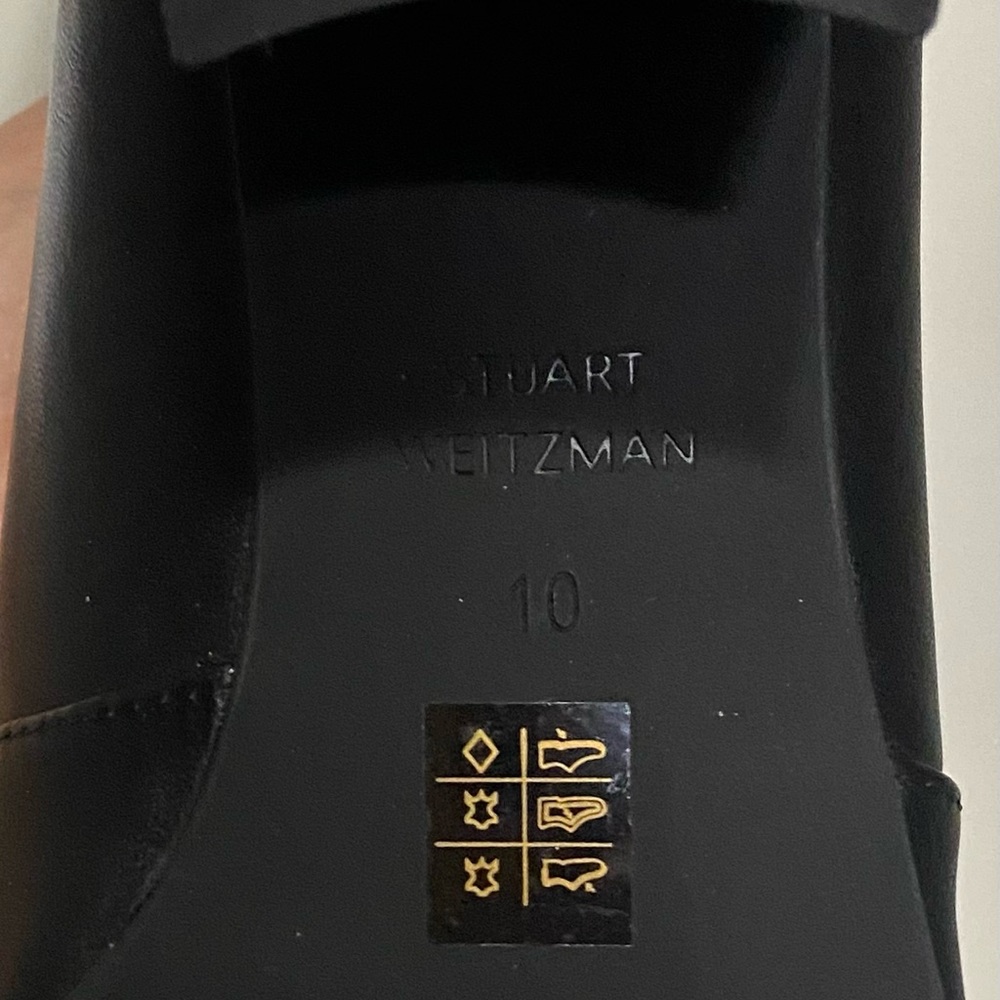 Stuart Weitzman Liviana Black Leather Boot - Picture 7 of 10